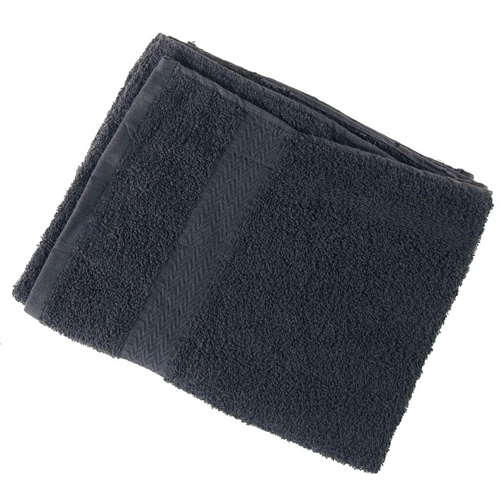 Toalla negra para barbería y Peluquería 100% algodón 40x80 | Comprar toalla de peluquería negra barata |  toalla negra para barberías 
